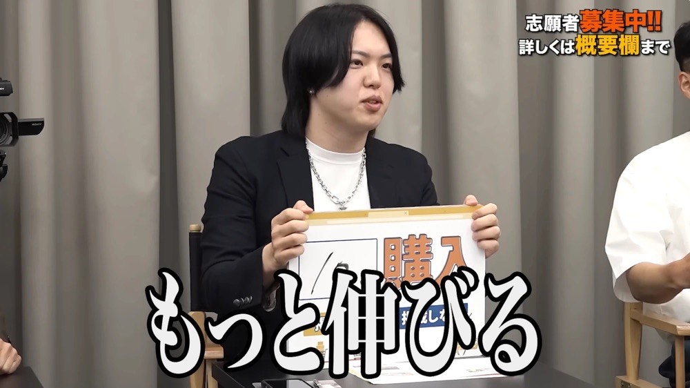 YouTube番組「通販の虎」に虎として出演する松下直人