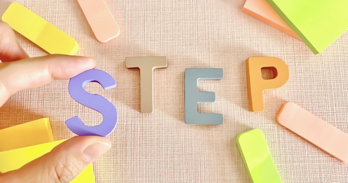 ステップの文字
