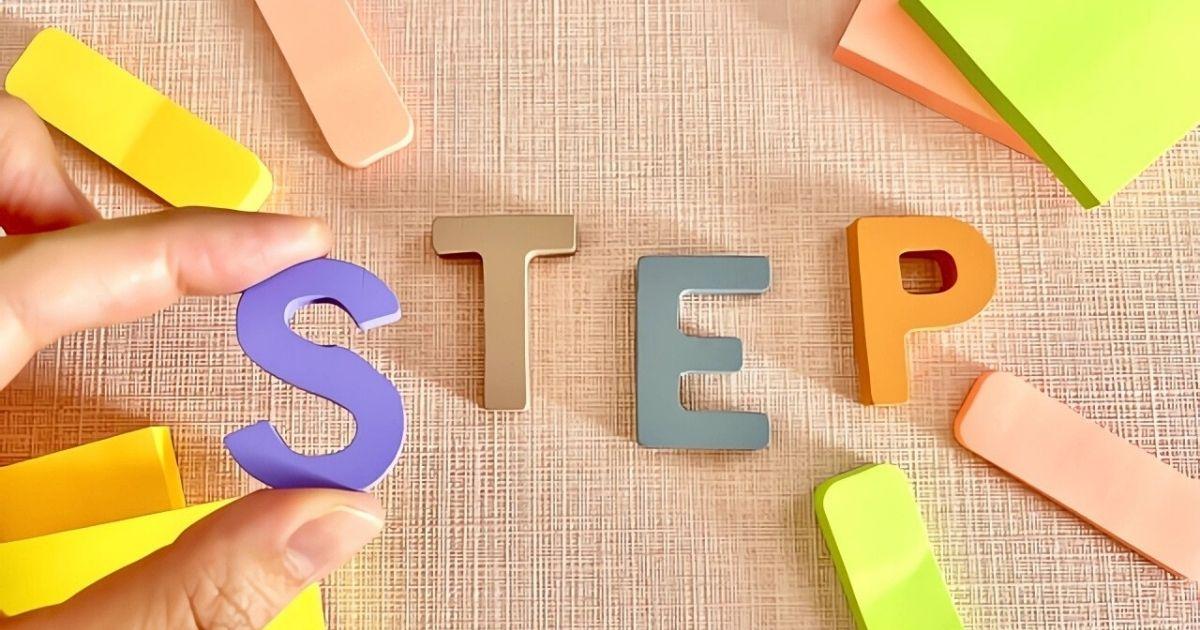ステップの文字