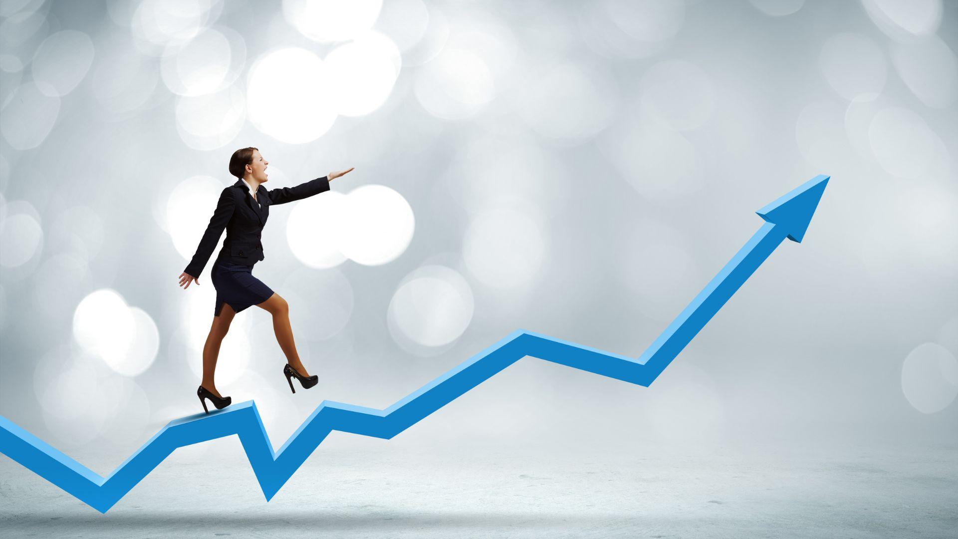 growth arrow graph